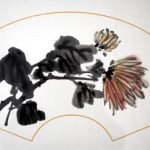 Chinese painting: Flower Fan