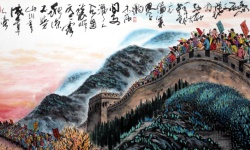 Chinese painting: Crowded Walls