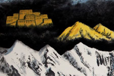 Chinese painting: Sacred Mountains