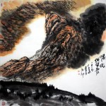 Chinese painting: Great Wall in Twilight Mist