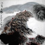 Chinese painting: Great Wall Rises